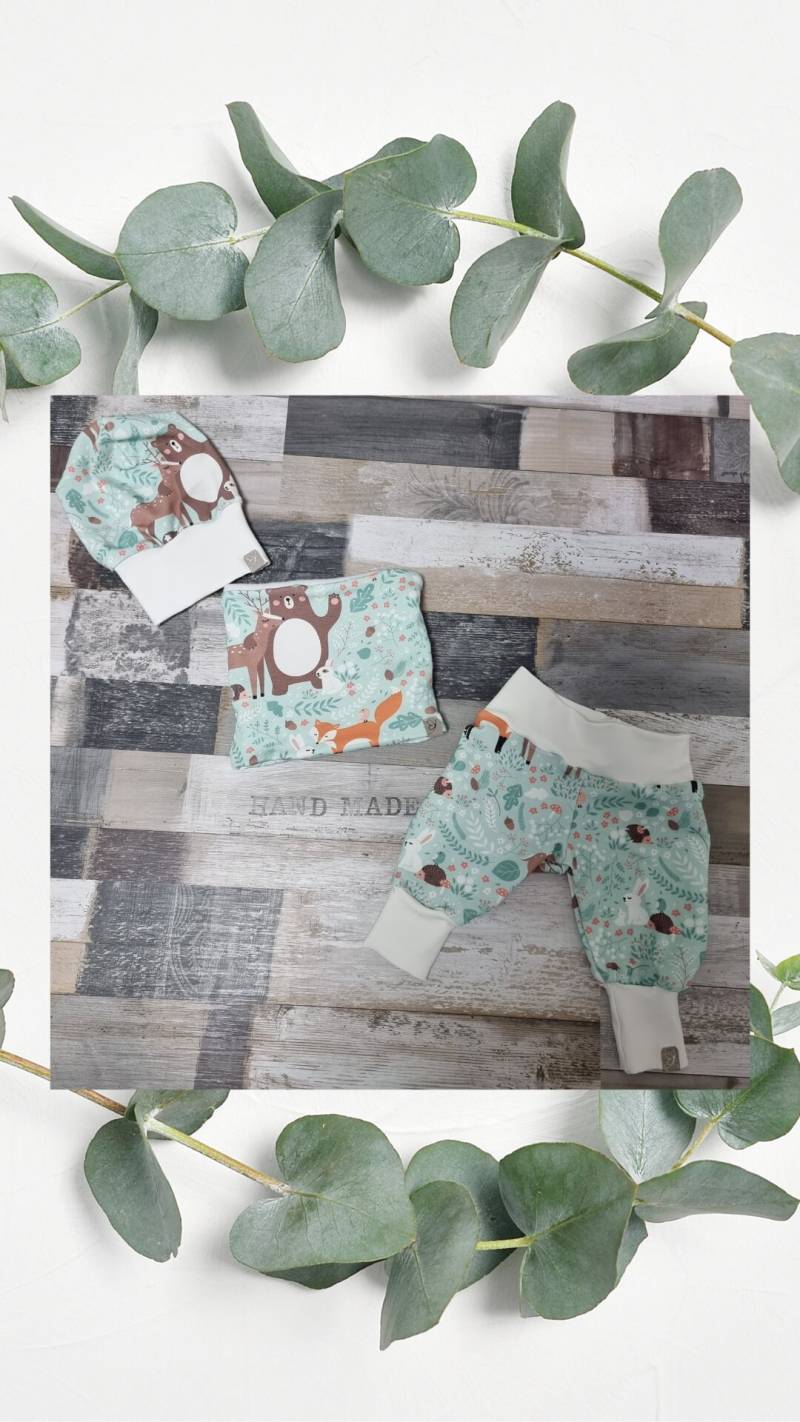 Babyset Pumphose, Longbeanie Und Loop Babyset Pumphose, Longbeanie Und Loop von ConAmoreeSimpatia