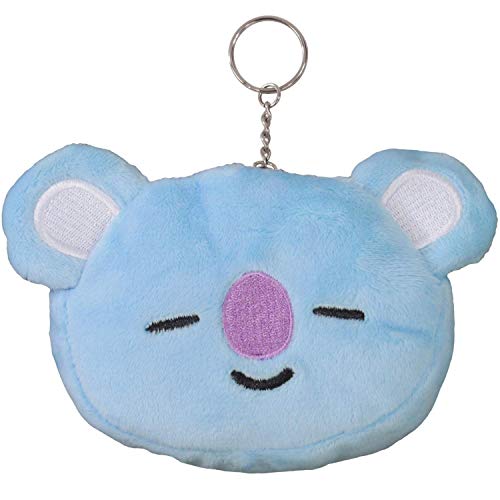 Concept One Accessories Damen Key Chain and Coin Purse BT21 Line Friends Koya Schlüsselanhänger und Geldbörse, hellblau von Concept One