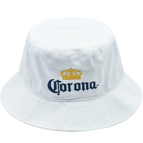 Concept One Damen Corona Bucket Hat, Packable Travel Hat, Cotton Wide Brim Summer Cap with Adjustable Drawstring Schlapphut, Weiss/opulenter Garten, Einheitsgröße von Concept One