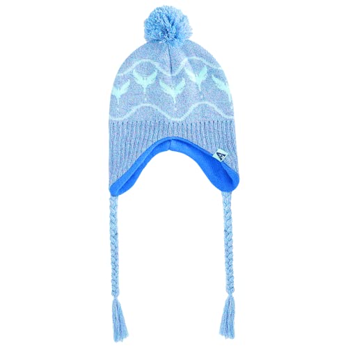 Concept One Damen Disney Avatar The Way of Water Hat Peruanische Strickmütze für Erwachsene mit Quasten und Pom Beanie-Mütze, Blau, Einheitsgröße von Concept One