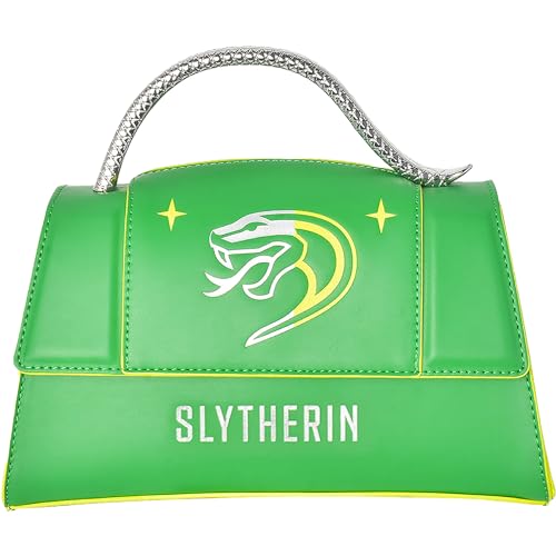 Concept One Fred Segal Harry Potter Geldbörse Damen Mini Flap Satchel Bag mit Crossbody Schultergurt Slytherin, Slytherin von Concept One