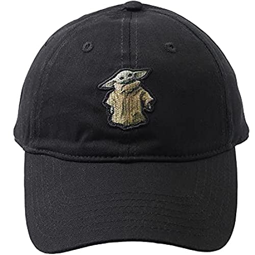 STAR WARS Unisex-Erwachsene Grogu Dad Hat The Mandalorian Adjustable Baseball Cap Baseballkappe, Onyx, Einheitsgre (6er Pack) von Star Wars