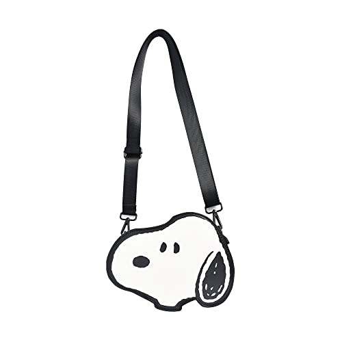 Concept One Peanuts Crossbody Bag Mini Verstellbare Umhängetasche für Damen und Herren, Snoopy von Concept One