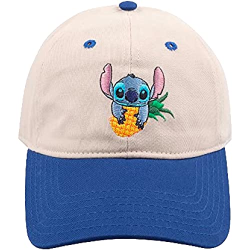 Concept One Unisex Stitch Dad Hat, Adjustable Cotton Baseball Cap with Curved Brim Baseballkappe, Marineblau, Einheitsgröße von Concept One