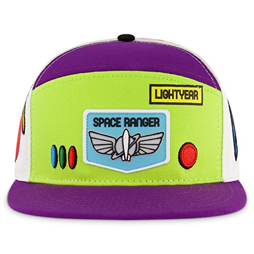 Concept One Unisex-Erwachsene Disney Pixar Toy Story 4 Baseballkappe, Buzz Lightyear Hut mit Flacher Krempe Snapback Hat, Mehrfarbig, Einheitsgröße von Concept One