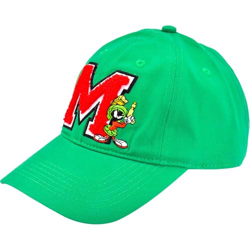 Concept One Unisex-Erwachsene Looney Tunes Dad Hat, Marvin The Martian Adult Cotton Baseball Cap with Curved Brim Baseballkappe, Grün, Einheitsgröße von Concept One