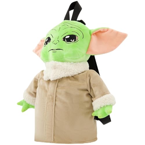 Concept One Unisex-Erwachsene Mini Backpack, The Mandalorian Plush Small Travel Bag Purse for Men and Women Plüsch-Rucksack, 3D Grogu, Einheitsgröße Concept One Unisex-Erwachsene Mini Backpack, The Mandalorian Plush Small Travel Bag Purse for Men and Women Plüsch-Rucksack, 3D Grogu, Einheitsgröße von Concept One