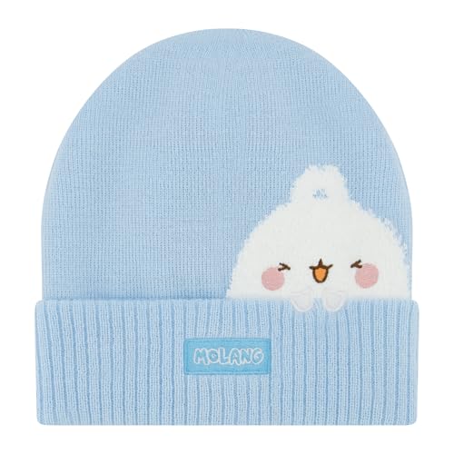 Concept One Uni-Erwachsene Molang, Jacquard Winter Knit Cap with Cuff Beanie-Mütze, Blau, Einheitsgröße von Concept One