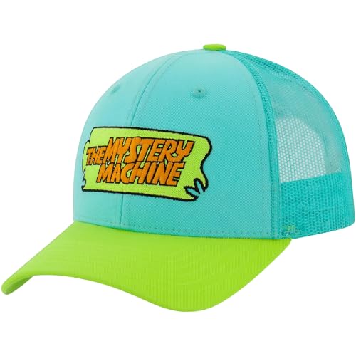 Concept One Unisex-Erwachsene Scooby DOO Trucker-mütze, Mystery Machine, Verstellbare Snapback Gebogener Krempe Baseballkappe, Mehrfarbig/Meereswellen (Ocean Tides), Einheitsgre von Concept One