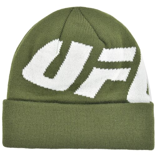Concept One Unisex-Erwachsene UFC, Winter-Strickmütze mit Bündchen und Sherpa-Futter und Jacquard-Logo Beanie-Mütze, Dunkelgrau, Einheitsgre von Concept One