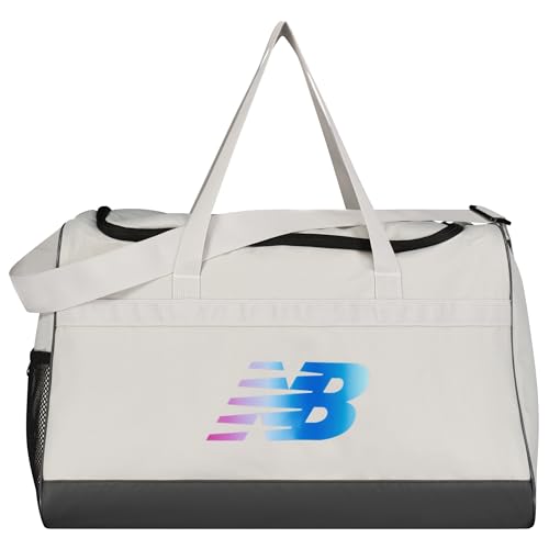 New Balance Seesack, kleiner Turnbeutel, Handgepäck, Reisegepäck mit Tragegriffen und verstellbarem Schultergurt, Hellgrau, Hellgrau, Seesack, kleiner Turnbeutel, Handgepäck, Reisegepäck mit von Concept One