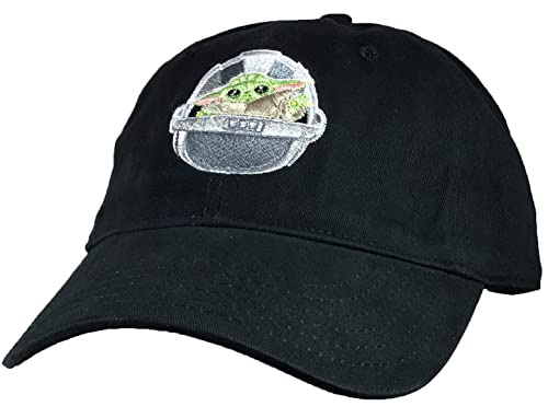STAR WARS The Mandalorian The Child Baby Yoda Pram Baseball Cap Hat Black von Star Wars