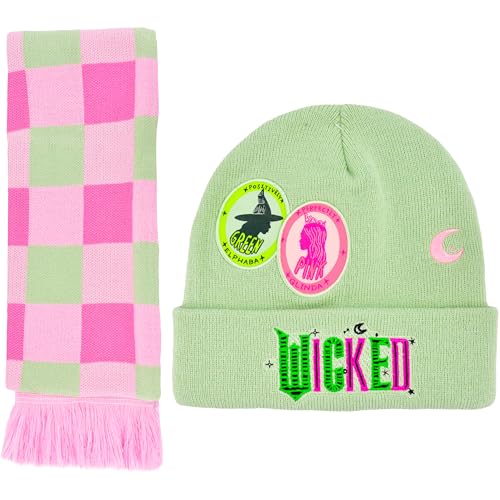 Wicked Beanie Mütze und Schal Set für Erwachsene, Strickmütze mit Bündchen, mehrfarbig, Einheitsgröße, Mehrfarbig, Einheitsgröße Wicked Beanie Mütze und Schal Set für Erwachsene, Strickmütze mit Bündchen, mehrfarbig, Einheitsgröße, Mehrfarbig, Einheitsgröße von Concept One