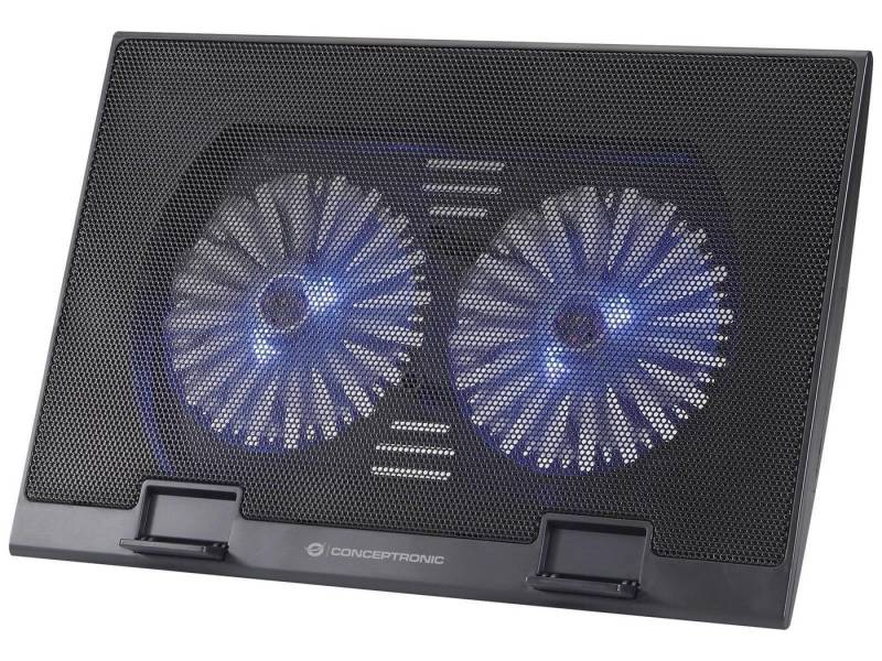 Conceptronic Notebook-Rucksack CONCEPTRONIC 2-Fan Cooling Pad (17)/ THANA02B von Conceptronic