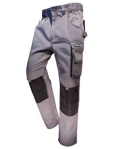 Concreed Work Pants Men - Arbeitshosen Männer | Cargohose Herren in Schwarz Grau | Arbeitshose Herren Lang mit Stretch - Bund und Kniepolster – Taschen und Seitentaschen für Werkzeug | Größe 50 Concreed Work Pants Men - Arbeitshosen Männer | Cargohose Herren in Schwarz Grau | Arbeitshose Herren Lang mit Stretch - Bund und Kniepolster – Taschen und Seitentaschen für Werkzeug | Größe 50 von Concreed