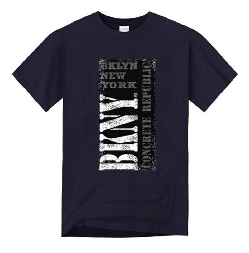 Herren Bkny | Brooklyn, New York "Black Out' Graffiti-stil Grafik | Größen Sm-4xl von ConcreteRepublicNYC