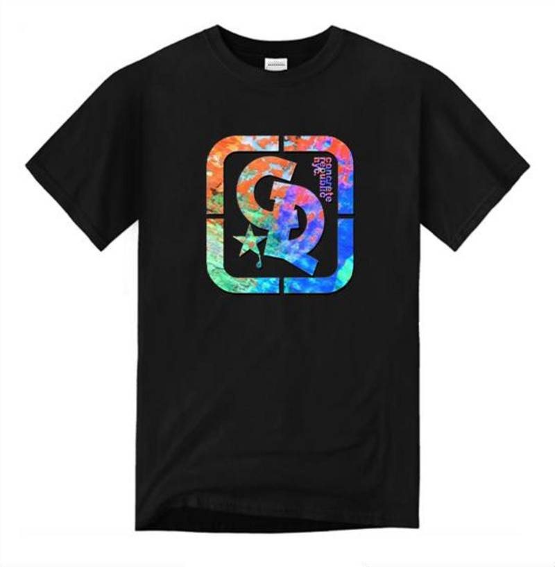 Herren Streetwear/Graffiti-T-Shirt, "Pop Life' Concrete Republic Logo-Grafik | Größen Sm-4xl von ConcreteRepublicNYC