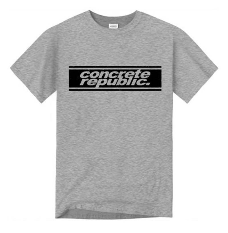 Herren Urbane Mode T-Shirt "Bandwidth' Modernen Stil Hennessey/Racing Streifen Grafik | Größen Sm-4xl von ConcreteRepublicNYC