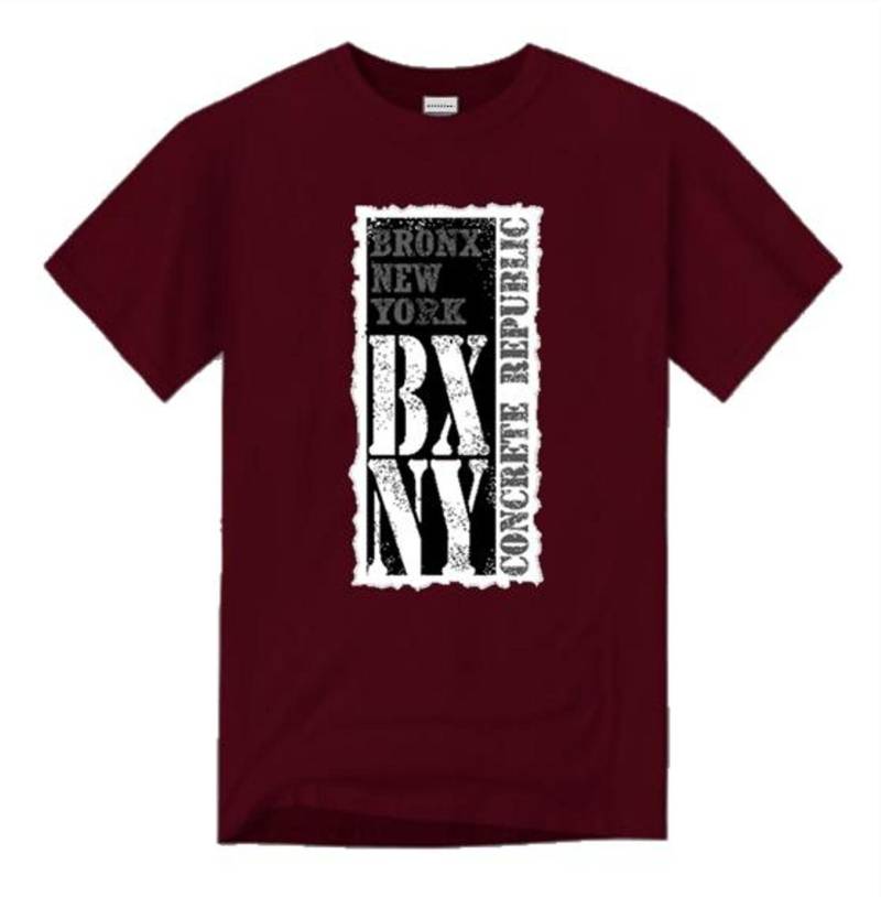 Mens Graffiti Fashion T-Shirts, Bxny | Bronx, New York " Front Page Graffiti-stil Grafik | Größe Sm-4xl von ConcreteRepublicNYC
