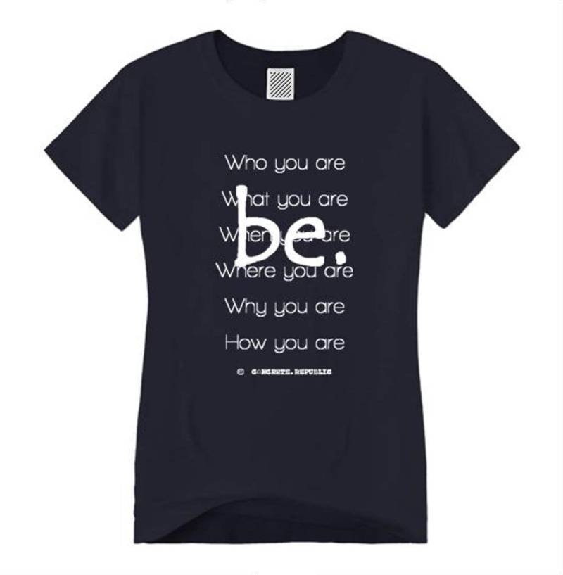 Women Es Inspirierende Tshirt "Be" Grafisch-Inspirierend, Motivierend | Größe Sm-4x von ConcreteRepublicNYC