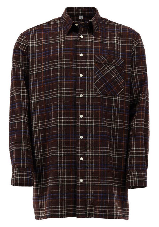 Condor Flanellhemd Tuowam Langarmhemd mit aufgesetzter Brusttasche von Condor