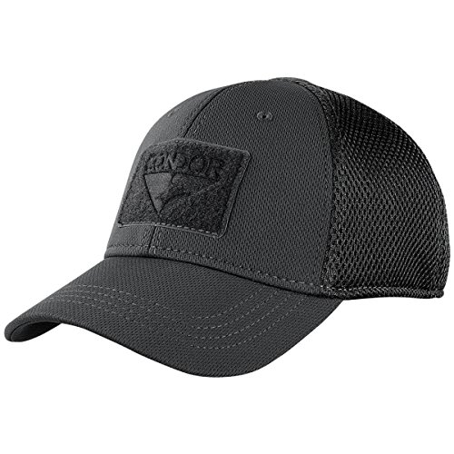 Condor Herren Flex Mesh Taktische Basecap Schwarz Größe S/M von Condor