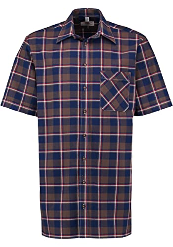 Condor Herren Hemd Kurzarm Arbeitshemd mit Liegekragen Ajini, Größe:37/38, Farbe:Jeans von Condor