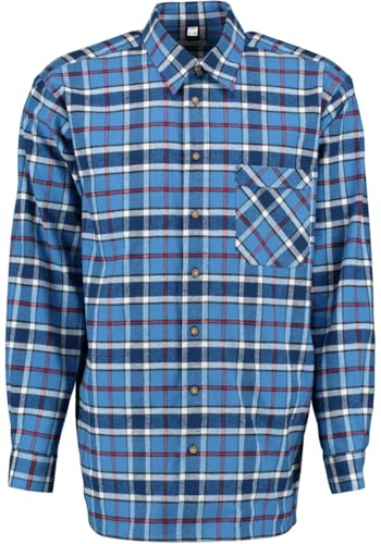 Condor Herren Hemd Langarm Arbeitshemd Workwear mit Liegekragen Iqovap, Größe:47/48, Farbe:Marine von Condor