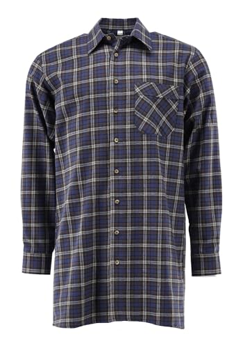 Condor Herren Hemd Langarm Arbeitshemd Workwear mit Liegekragen Lonovo, Größe:45/46, Farbe:mittelbraun von Condor