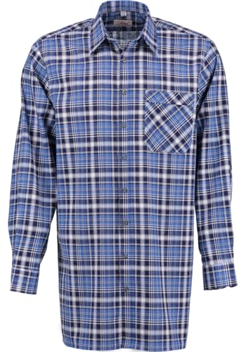 Condor Herren Hemd Langarm Arbeitshemd Workwear mit Liegekragen Uromie, Größe:41/42, Farbe:Marine von Condor