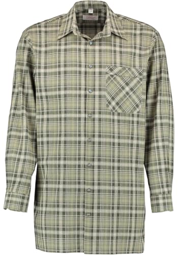 Condor Herren Hemd Langarm Arbeitshemd Workwear mit Liegekragen Uromie, Größe:47/48, Farbe:trachtengrün von Condor