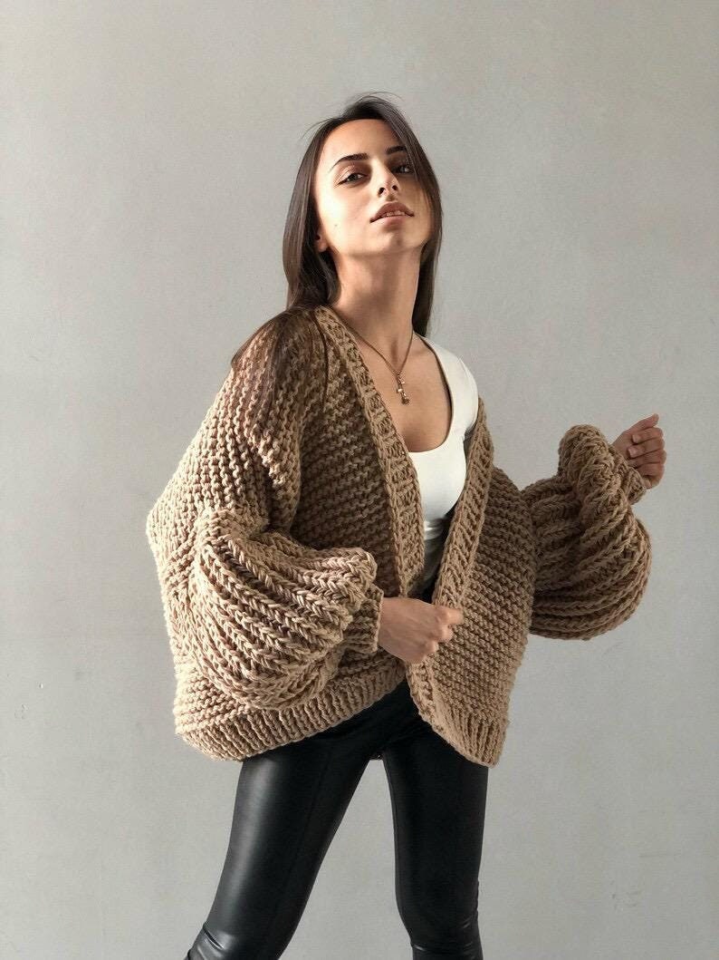 Wool Cardigan, Warm, Fluffy Cardigan „Chunky Lover" Wool Cardigan, Warm, Fluffy Cardigan „Chunky Lover" von ConfidentOneOfficial