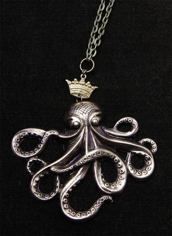 Halskette "Der König Der Krake" Steampunk Oktopus" Halskette "Der König Der Krake" Steampunk Oktopus" von Confidentiel
