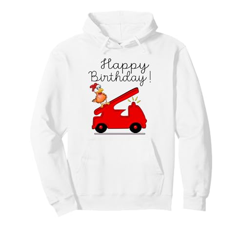 Feuerwehr Hühner Herzlichen Glückwunsch Kinder Geburtstag Pullover Hoodie Feuerwehr Hühner Herzlichen Glückwunsch Kinder Geburtstag Pullover Hoodie von Congratulations Animals Pet Owner Happy Birthday