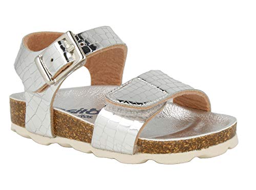 Conguitos Baby-Mädchen Amazonas Lauflernschuh, Silber, 20 EU von Conguitos