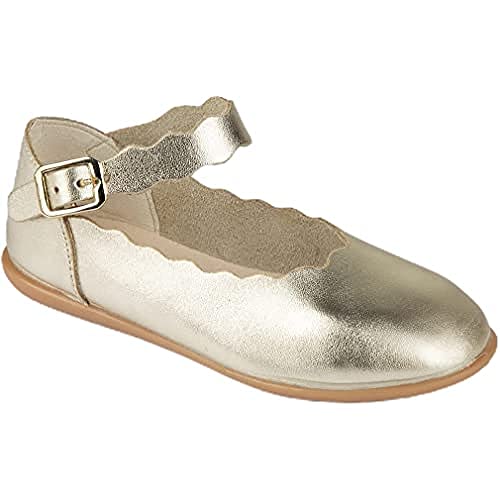 Conguitos Baby-Mädchen Atenas Flacher Slipper, Silber, 24 EU von Conguitos