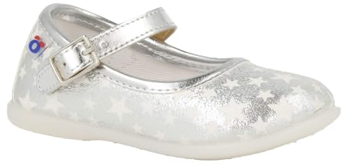 Conguitos Baby-Mädchen Berlin Lauflernschuh, Silber, 26 EU von Conguitos