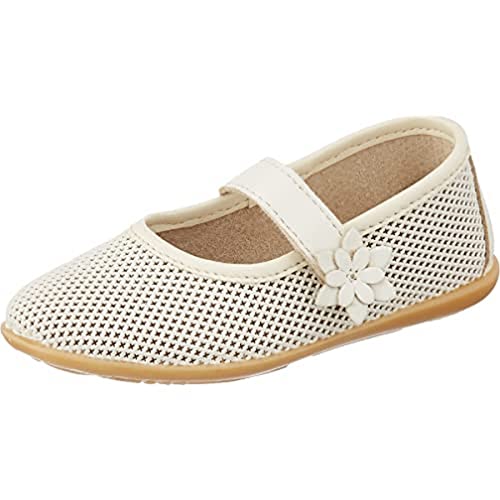 Conguitos Baby-Mädchen California Flacher Slipper, weiß, 24 EU von Conguitos