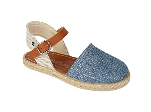 Conguitos Baby-Mädchen Yucón Flacher Slipper, blau, 24 EU von Conguitos