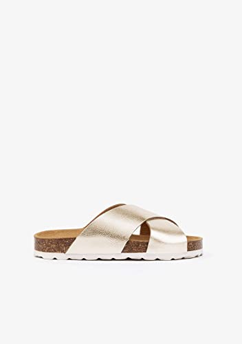 Conguitos Damen Shopia Sandale, Platinfarben, 38 EU Conguitos Damen Shopia Sandale, Platinfarben, 38 EU von Conguitos
