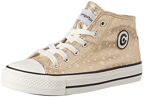 Conguitos Damen Street Style Sneaker, Gold, 35 EU von Conguitos