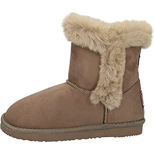 Conguitos Jungen Mädchen Winterstiefel Bootsschuh, Hellbraun, 28 EU von Conguitos