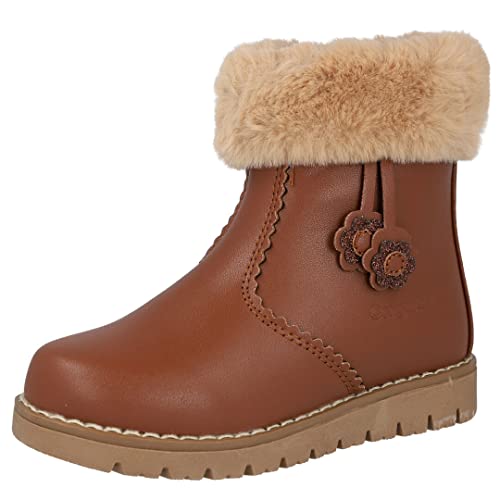 Conguitos Jungen Mädchen Winterstiefel Bootsschuh, Hellbraun, 29 EU von Conguitos