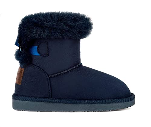 Conguitos Jungen Mädchen Winterstiefel Bootsschuh, Marineblau, 30 EU von Conguitos