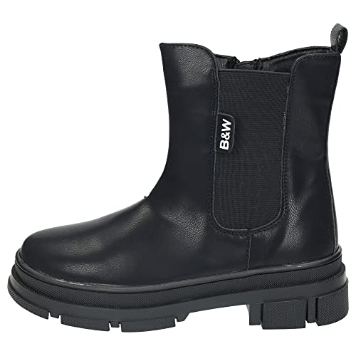 Conguitos Jungen Mädchen Winterstiefel Bootsschuh, Schwarz, 30 EU von Conguitos