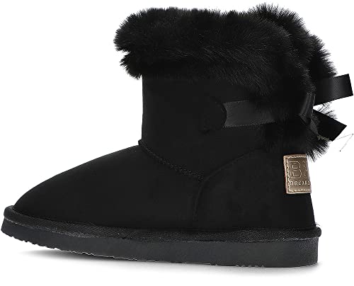 Conguitos Jungen Mädchen Winterstiefel Bootsschuh, Schwarz, 33 EU von Conguitos