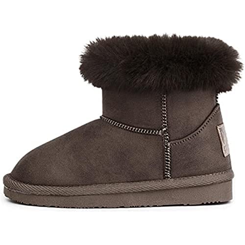 Conguitos Jungen Mädchen Winterstiefel Bootsschuh, Taupe, 30 EU von Conguitos