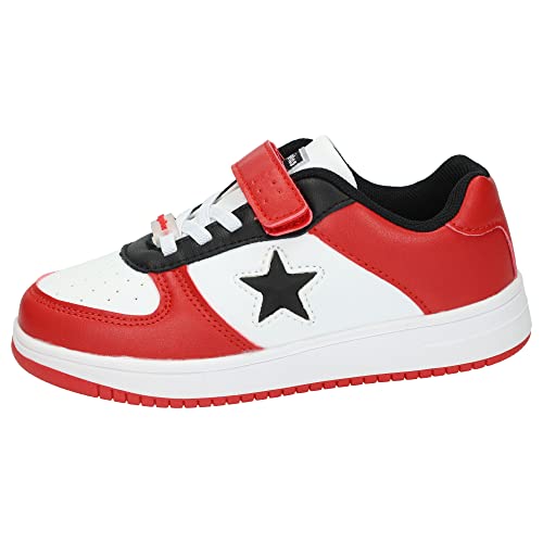 Conguitos Jungen Unisex Kinder Napa Rot/Weiß Sneaker, 25 EU von Conguitos