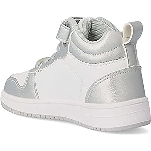 Conguitos Jungen Unisex Kinder Napa Silber-Weiß Sneaker, 29 EU von Conguitos