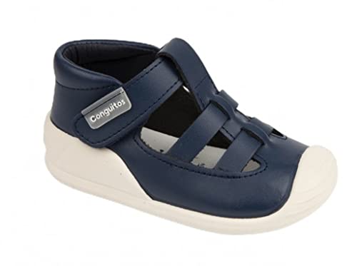 Conguitos Unisex Baby Gandia Lauflernschuh, Marineblau, 19 EU von Conguitos